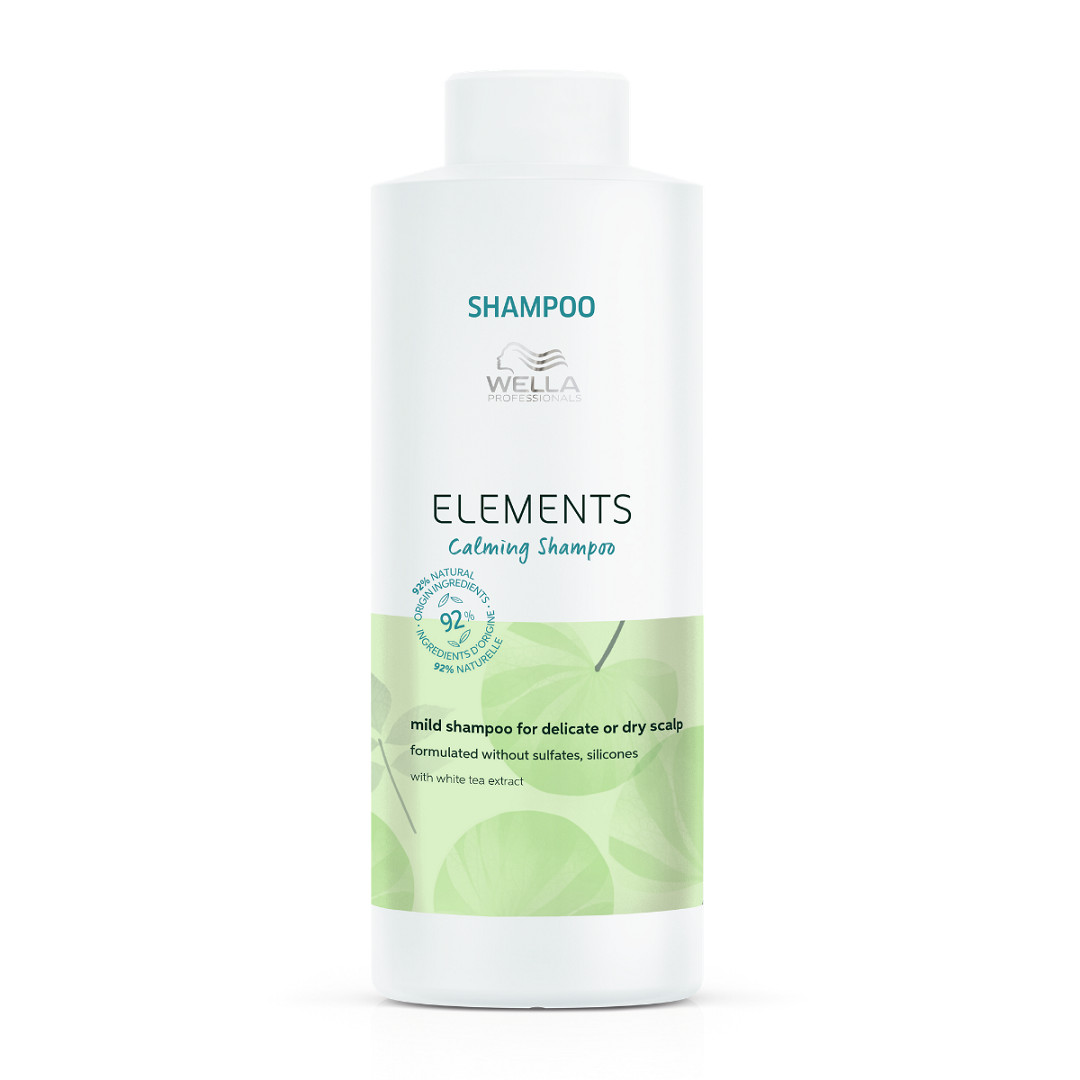 Wella Professionals, Elements Calming, Silicone Free, Hair Shampoo, For Calming, 1000 ml - Feel You