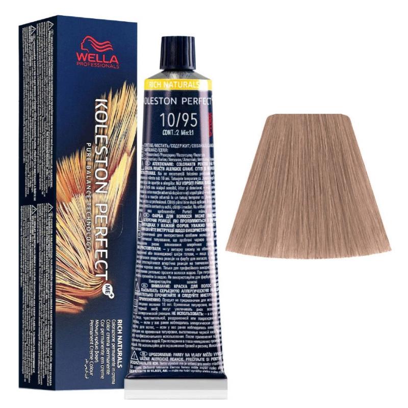 Wella Professionals, Koleston Perfect Me+, Permanent Hair Dye, 10/95 , 60 ml *Tester - Feel You