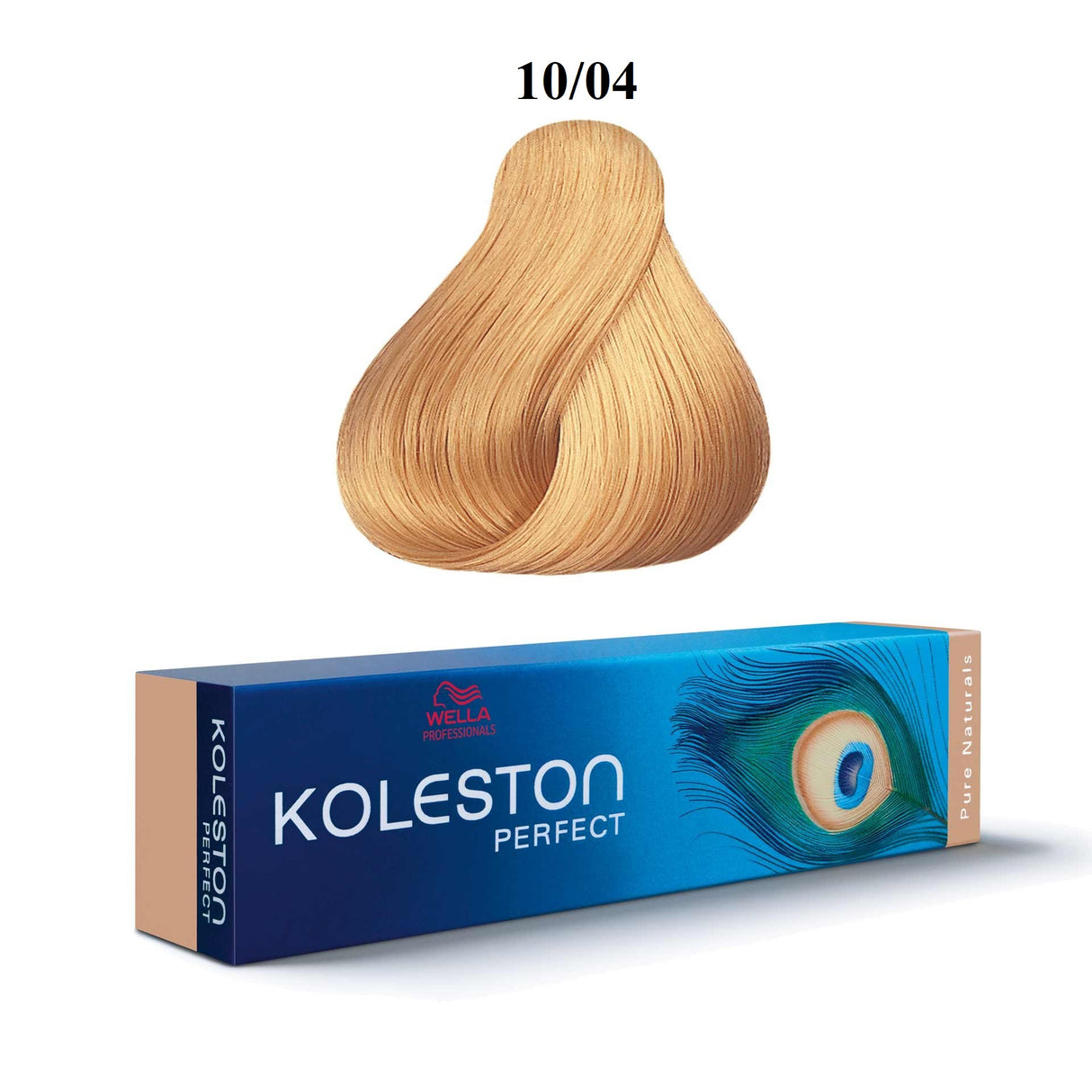 Wella Professionals, Koleston Perfect, Permanent Hair Dye, 10/04 Very Light Blond Natural Red, 60 ml - Feel You