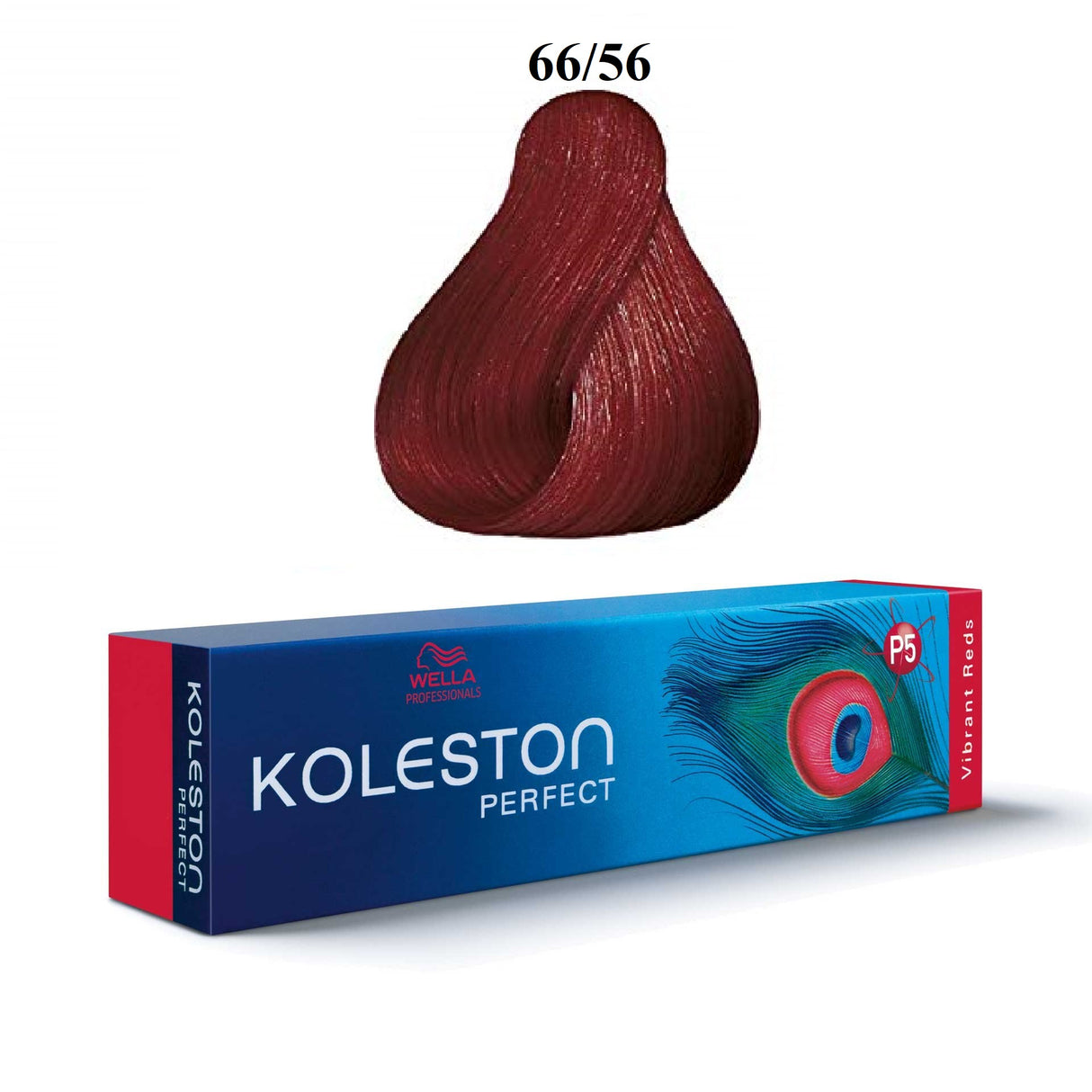Wella Professionals, Koleston Perfect, Permanent Hair Dye, 66/56 , 60 ml - Feel You