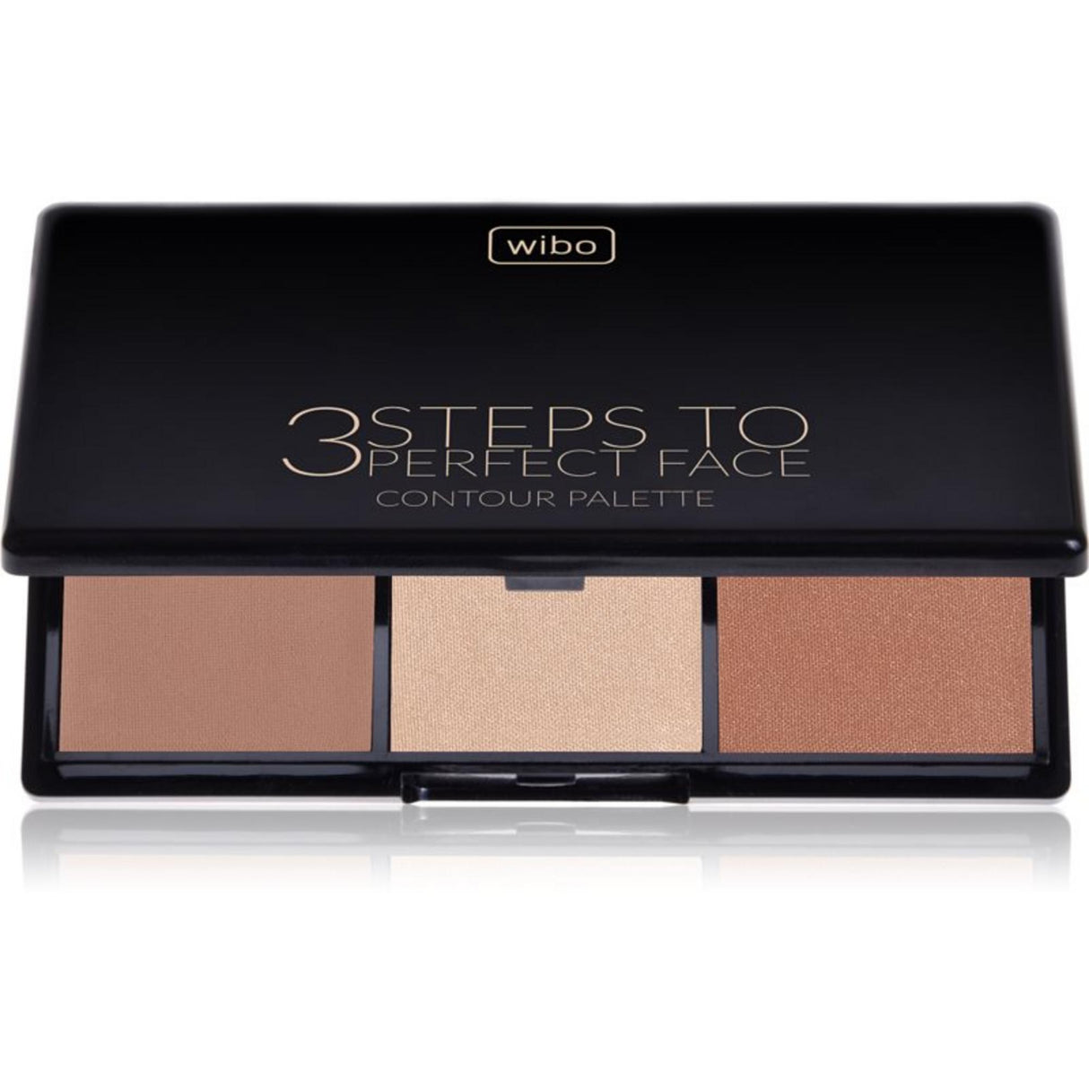 Wibo, 3 Steps to Perfect Dark, Matte, Contouring Palette, Dark, 3 Shades, 10 g - Feel You