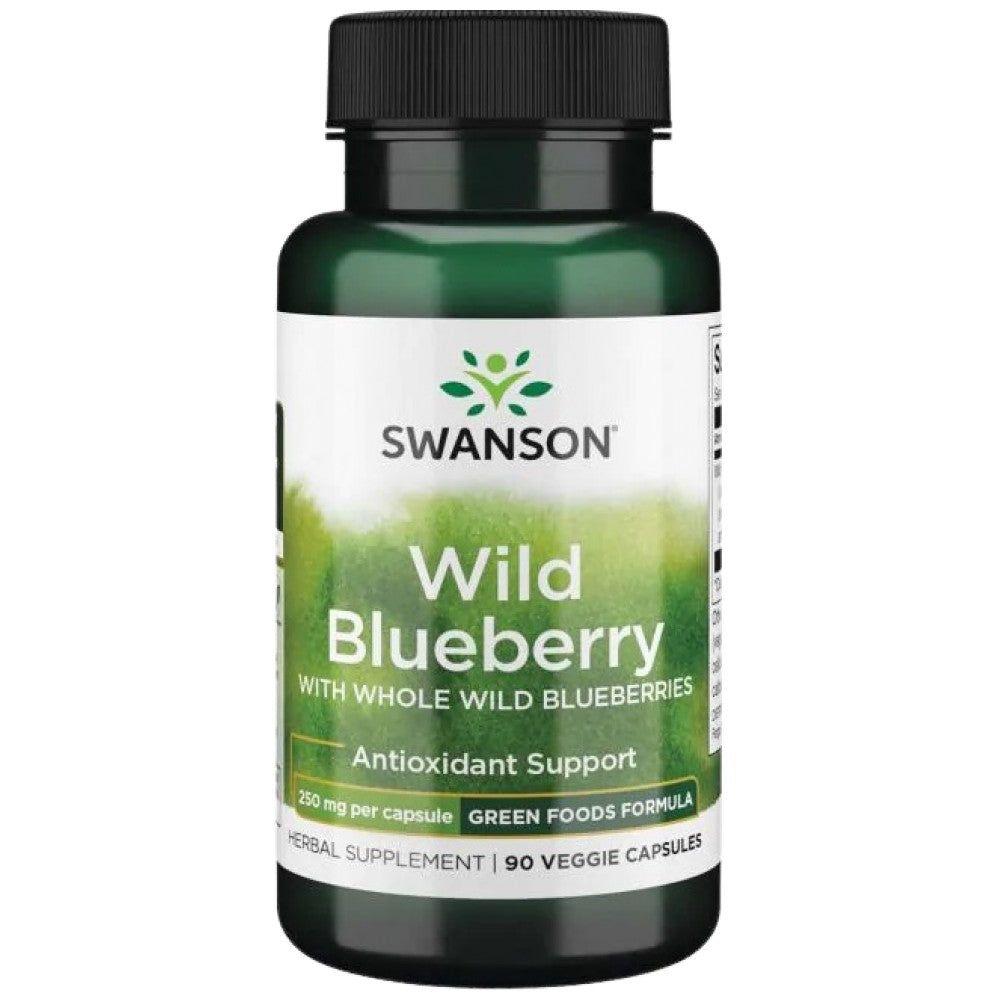 Wild Blueberry 250 mg 90 капсули - Feel You