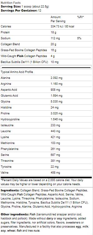 Wild Caught & Grass Fed | Collagen Multi-Sourced - 270 грама - Feel You