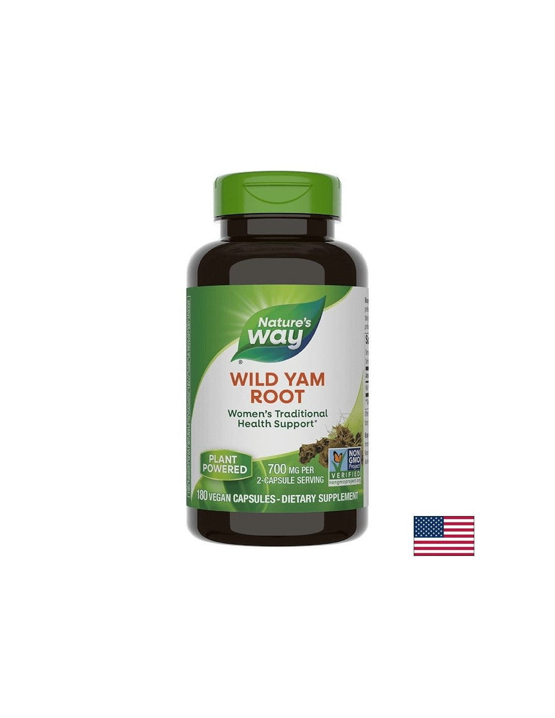 Wild Yam Root/ Див Ям (корен) 425 mg x 180 капсули Nature’s Way - Feel You