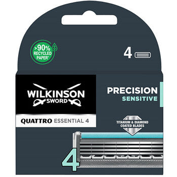 Wilkinson Sword - Quattro Titanium Sensitive (4 pcs) - Spare heads - Feel You