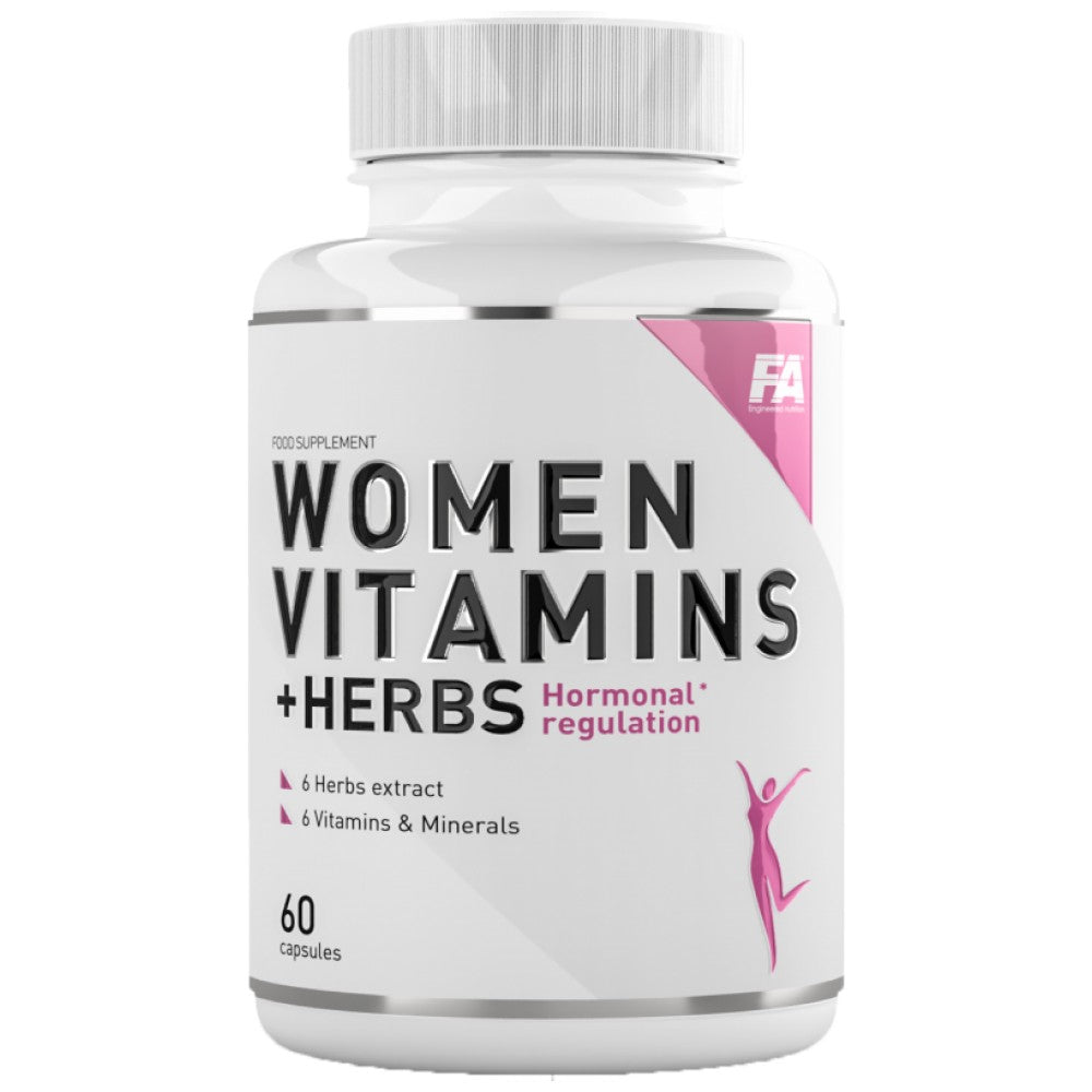 Women Vitamins + Herbs | Hormonal Regulation - 60 капсули - Feel You