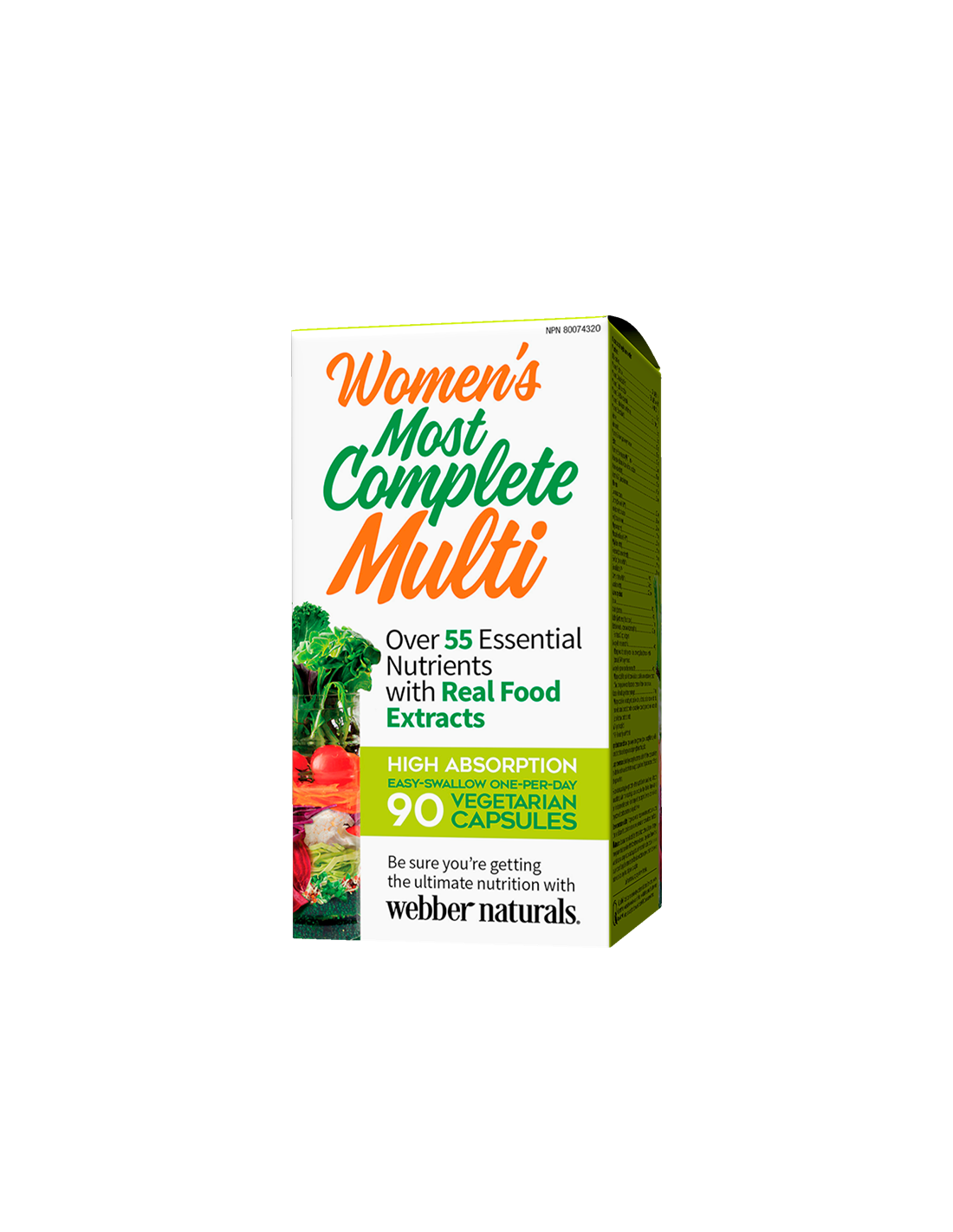 Мултивитамини за Жени - Women’s Most Complete Multi, 90 V капсули Webber Naturals - Feel You