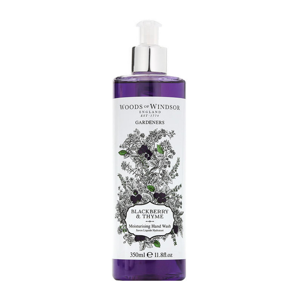 Woods Of Windsor, Blackberry & Thyme, Moisturizing, Hand Gel, 350 ml - Feel You