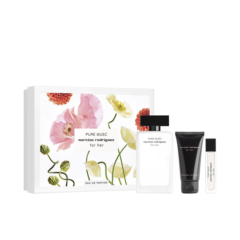 Xmas 2023 Set Narciso Rodriguez: Pure Musc, Eau De Parfum, For Women, 100 ml + Pure Musc, Eau De Parfum, For Women, 10 ml + Pure Musc, Hydrating, Body Lotion, 50 ml - Feel You
