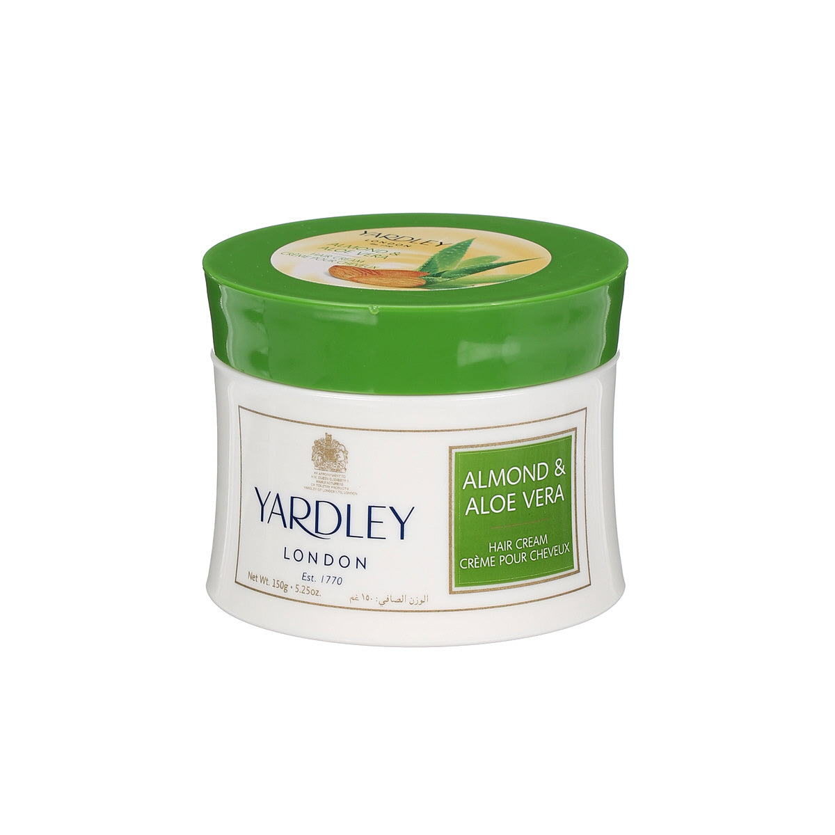 Yardley, Almond & Aloe Vera, Hair Cream Treatment, Nourishing, 150 g - Feel You