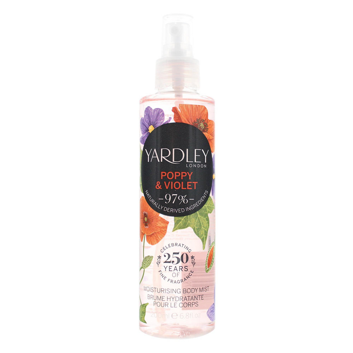 Yardley, Poppy and Violet, Scented Spray, For Women, 200 ml - Feel You