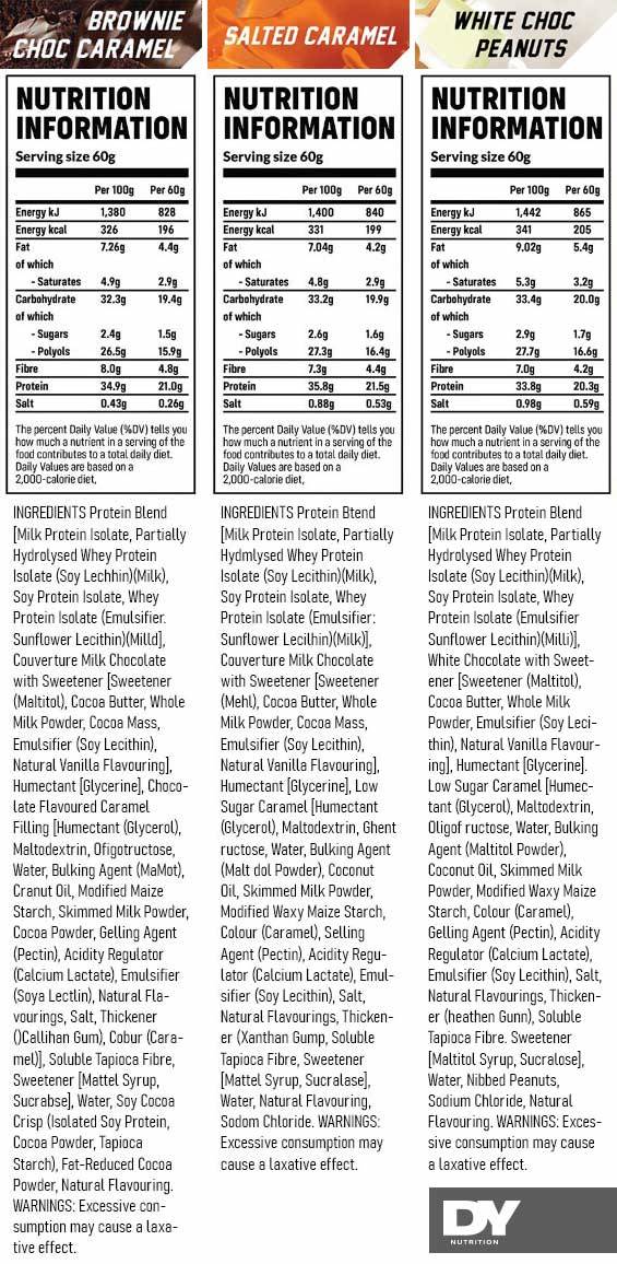 Yates Whey Protein Bar | No Sugar - 12 x 60 грама - Feel You