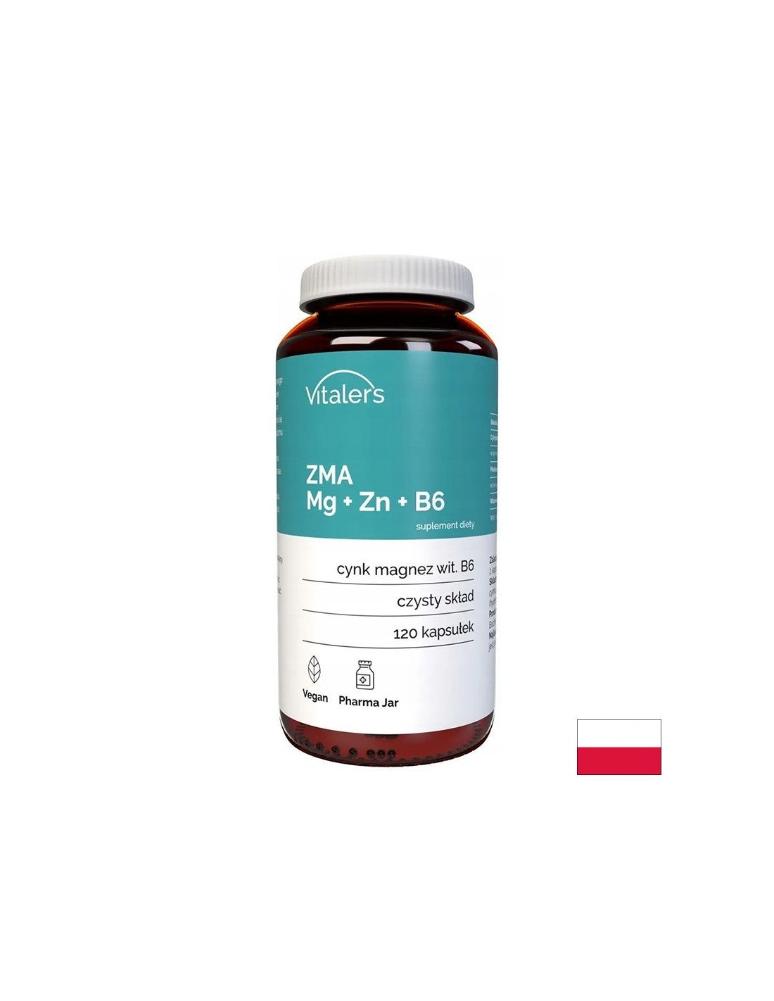 ZMA – Магнезий 240 mg + Цинк 15 mg + Витамин B6 10 mg - Възстановяване, сън и мускулна сила, 120 капсули - Feel You
