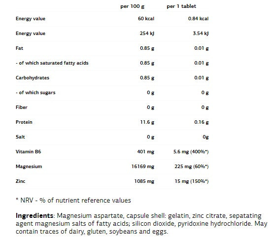 ZMA / 90 Caps - Feel You