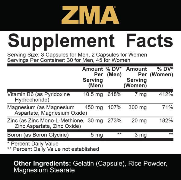 ZMA with Boron | Core Series - 180 капсули - Feel You