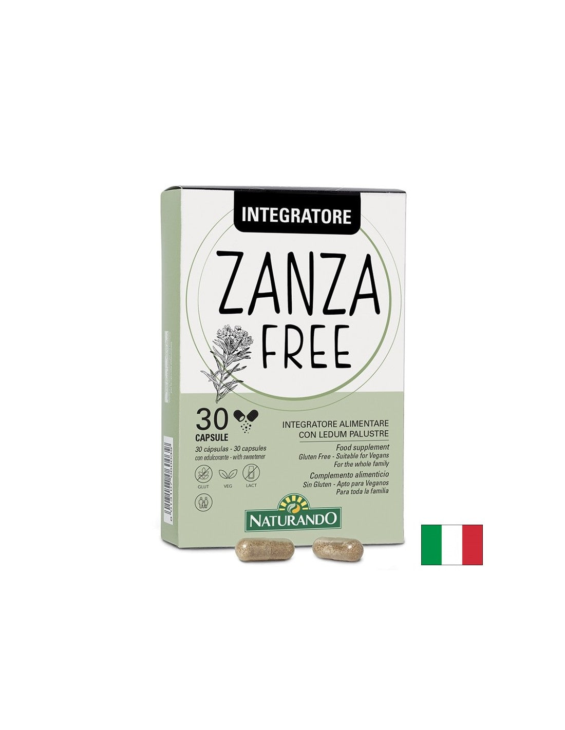 Zanza Free – Природна защита от комари, 30 капсули - Feel You