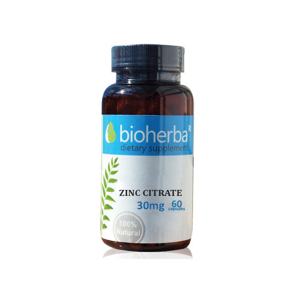 Zinc Citrate 30 mg - 100 капсули - Feel You