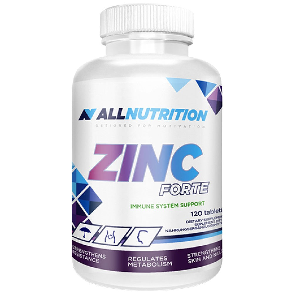 Zinc Forte | Zinc Lactate 25 mg - 120 Таблетки - Feel You