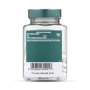 Цинк Zinc Gluconate 25mg 120 таблетки, H&B - Feel You