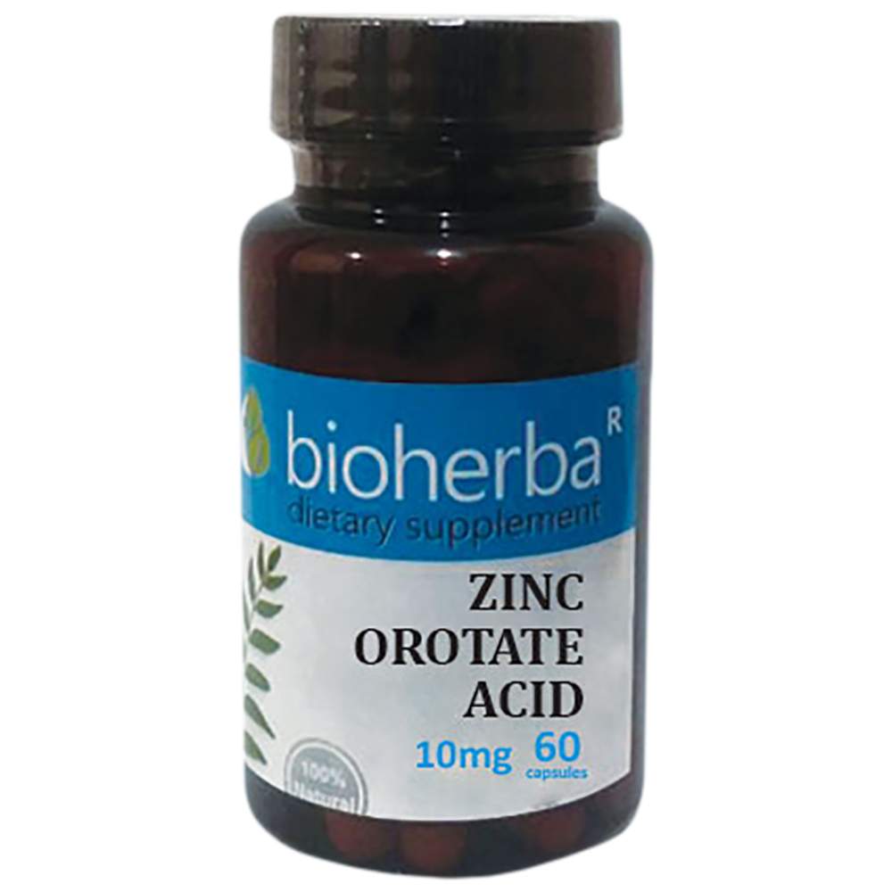 Zinc Orotate Acid 10 mg - 60 капсули - Feel You