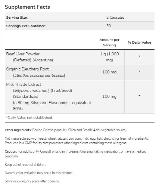 Liver Caps - 100 капсули - Feel You