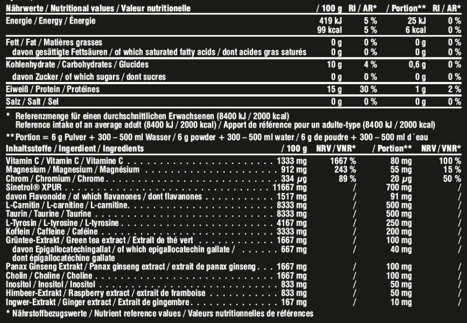 Slimferno | Thermogenic Burner Powder - 240 грама - Feel You