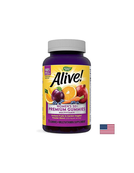 Alive! Women`s 50+ Gummy Vitamins - 75 желирани бонбони - Feel You