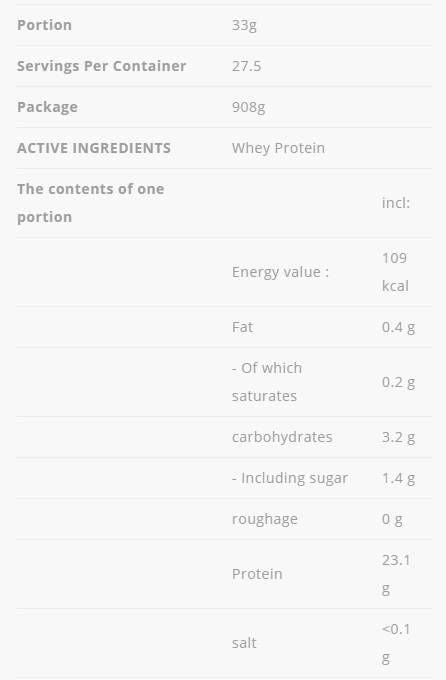 Whey Protein - 908 грама - Feel You