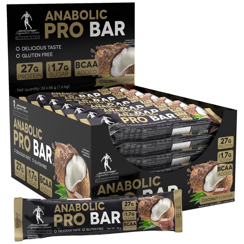 Black Line / Anabolic Pro / Protein Bar - 24 x 68 грама - Feel You