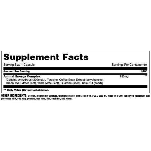 Animal Energy - 60 капсули - Feel You