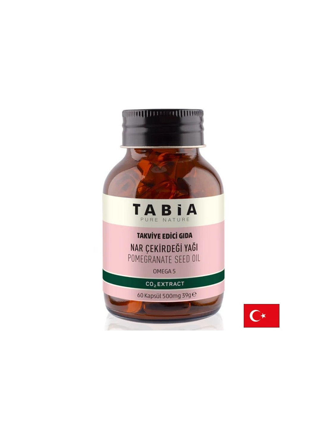 Антиоксидантна защита и имунитет - Масло от семена на нар (източник на омега-5), 500 mg х 60 софтгел капсули - Feel You