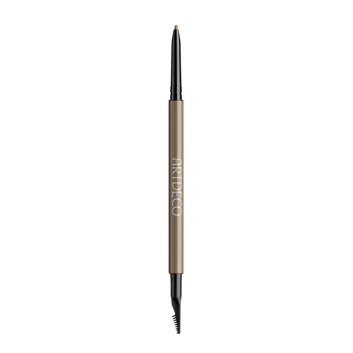 ArtDeco, Ultra Fine, Defining, Eyebrow Cream Pencil & Brush 2-In-1, 21, Ash Brown, 0.09 g
