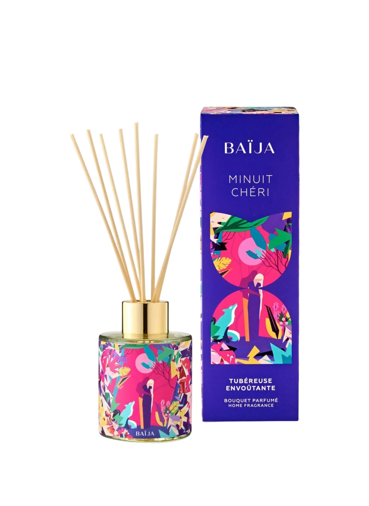 Baija, Minuit Cheri, Aroma Reed Diffuser, 120 ml