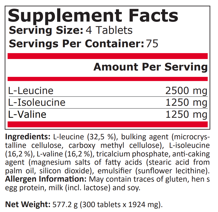 BCAA 5000 - 300 Tаблетки - Feel You