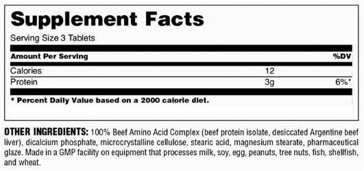 100% Beef Amino - 200 Таблетки - Feel You