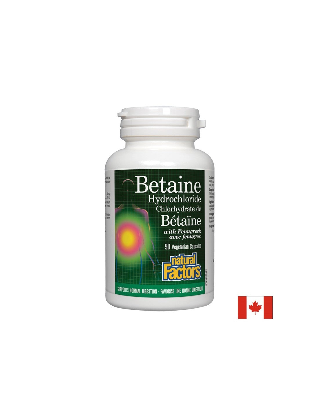 Betaine Hydrochloride with Fenugreek 500 mg - 90 капсули - Feel You