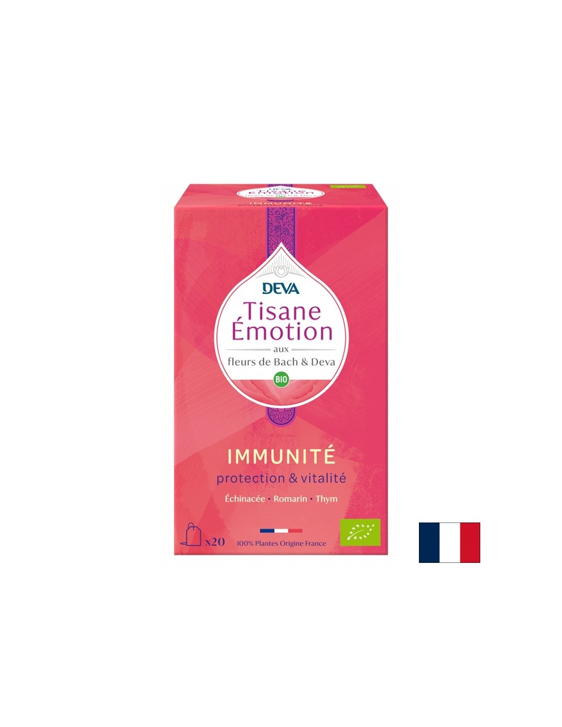 Билков чай за имунитет (с флорални еликсири по метода на др- Бах), 20 филтърни пакетчета - Feel You