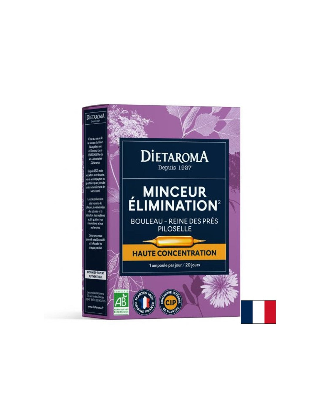 Билкова формула за отслабване (с бреза, блатен тъжник и миши уши), 20 ампули за пиене - Feel You