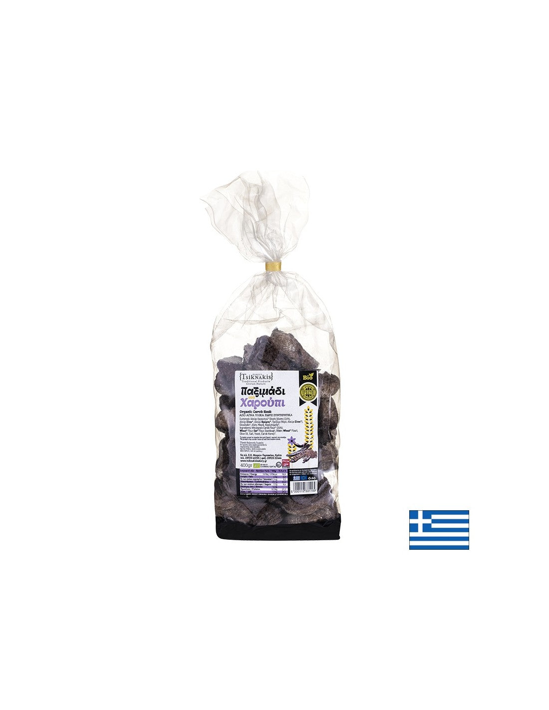 Био сухари от рожков (Крит), 400 g - Feel You