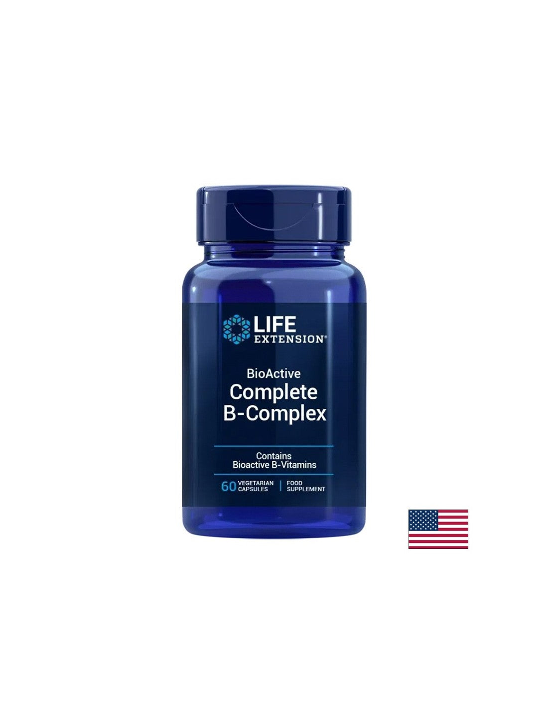 Биоактивен Витамин B комплекс – Енергия, нервна система и фокус, 60 капсули