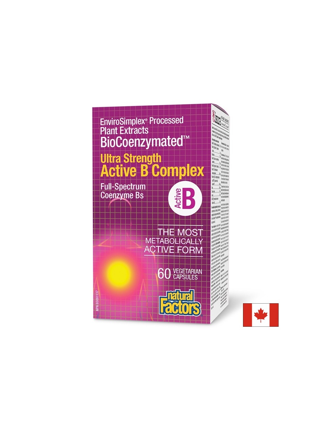 BioCoenzymated™ Актив В-комплекс Ultra Strength, 60 V капсули - Feel You