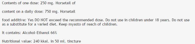 Tincture Horsetrail - 50 мл - Feel You