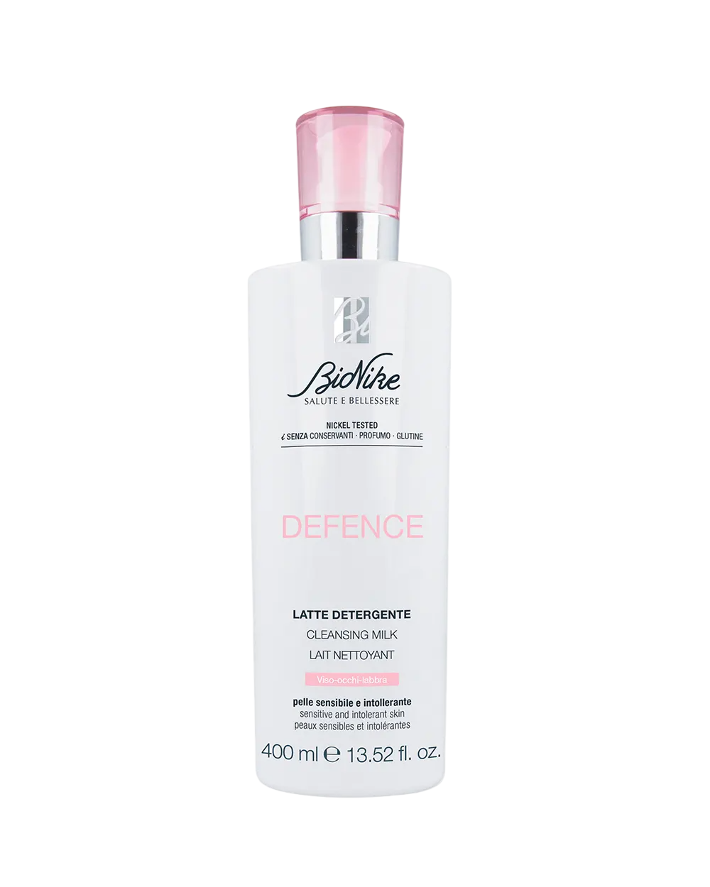BioNike, Defence, Cleansing, Cleansing Milk, For Face & For Eyes & For Lips, 400 ml