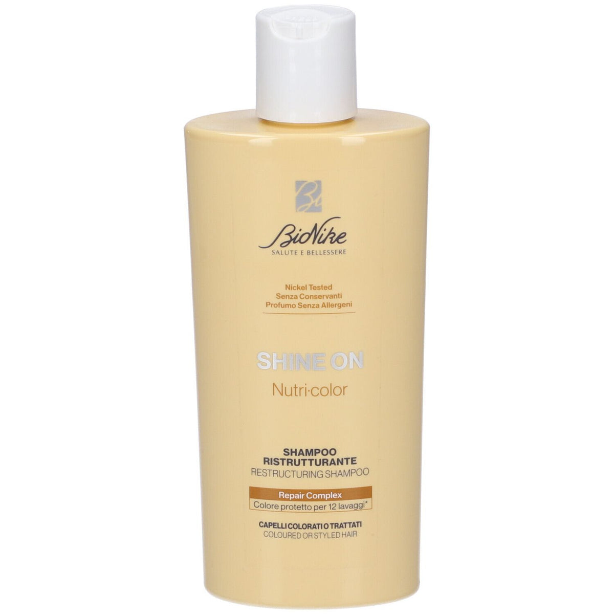 BioNike, Shine On Nutri, Post Colour Shampoo, Color Protection & Nourishing, 200 ml