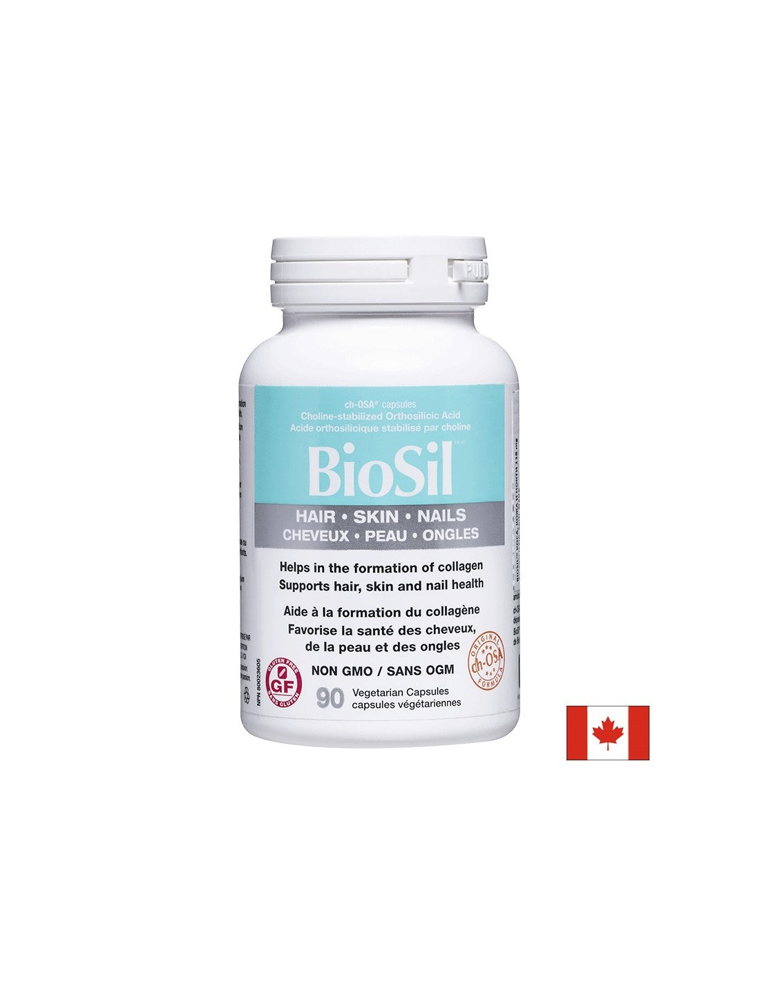 BioSil™ Hair, Skin & Nails/  Коса, кожа и нокти x 90 капсули Natural Factors - Feel You
