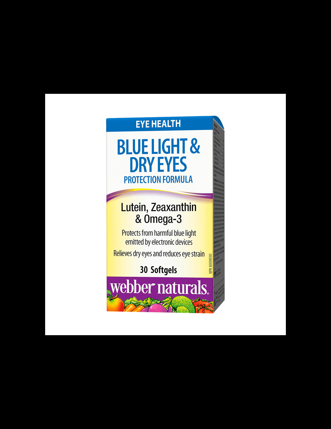 Blue Light & Dry Eyes Protection Formula / Формула в подкрепа на зрението с Лутеин, Зеаксантин и Омега 3 х 30 софтгел капсули - Feel You