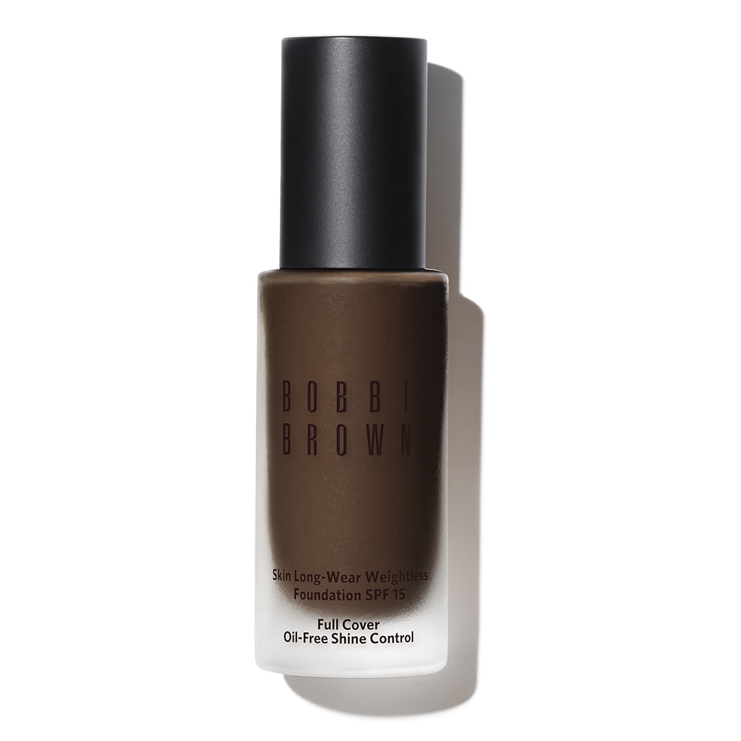 Bobbi Brown, Skin Long-Wear Weightless, Водоустойчив, Matte & Covering, Течна основа, C-026, Студен орех, SPF 15, 30 мл