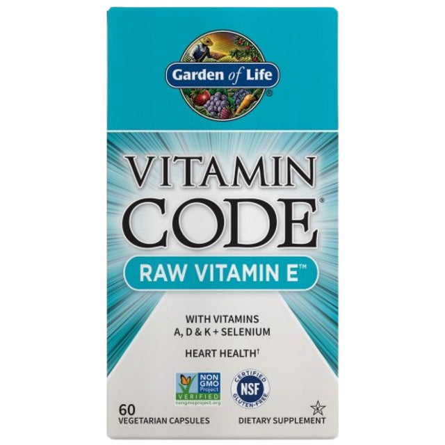 Vitamin Code / RAW Vitamin E - 60 капсули - Feel You