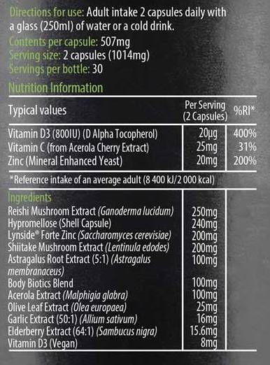 Immunity | with Reishi & Astragalus - 60 капсули - Feel You