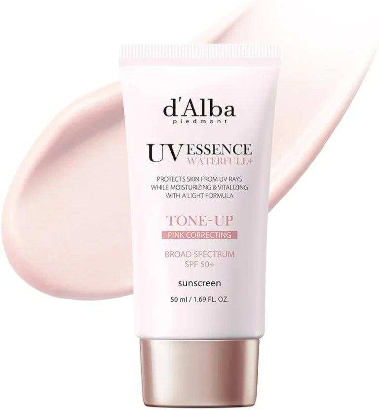 d'Alba - Waterfull Tone-up Sunscreen, Pink Correcting, 50ml - Feel You